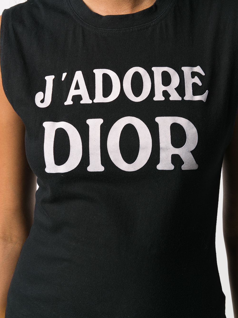 Christian Dior 2000s J'Adore Dior Tank Top - Farfetch