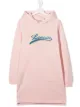 Image 1 of LANVIN Enfant TEEN logo embroidered hoodie dress