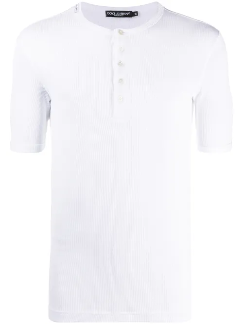 Polo à encolure ronde - Dolce & Gabbana - Modalova