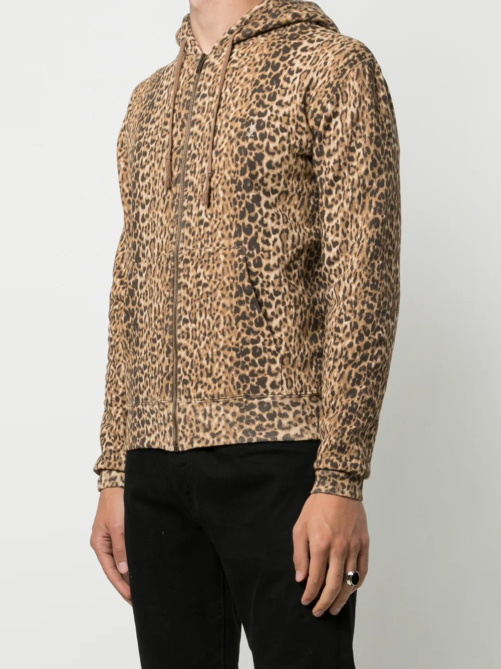 Saint laurent animal cheap print hoodie