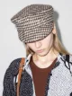 Afbeelding 2 van Ruslan Baginskiy Bakerboy pet met pied-de-poule print