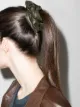 Image 2 of Jennifer Behr Janelle faux-leather scrunchie