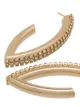 Rosantica crystal-embellished large hoop earrings