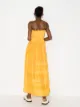Lee Mathews Canary gathered maxi dress