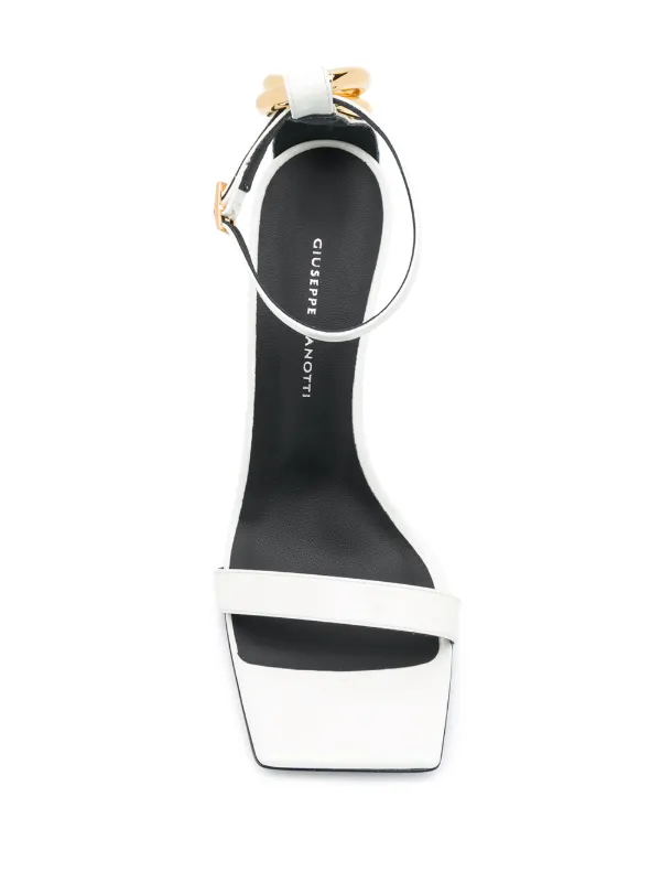 sandals with square front