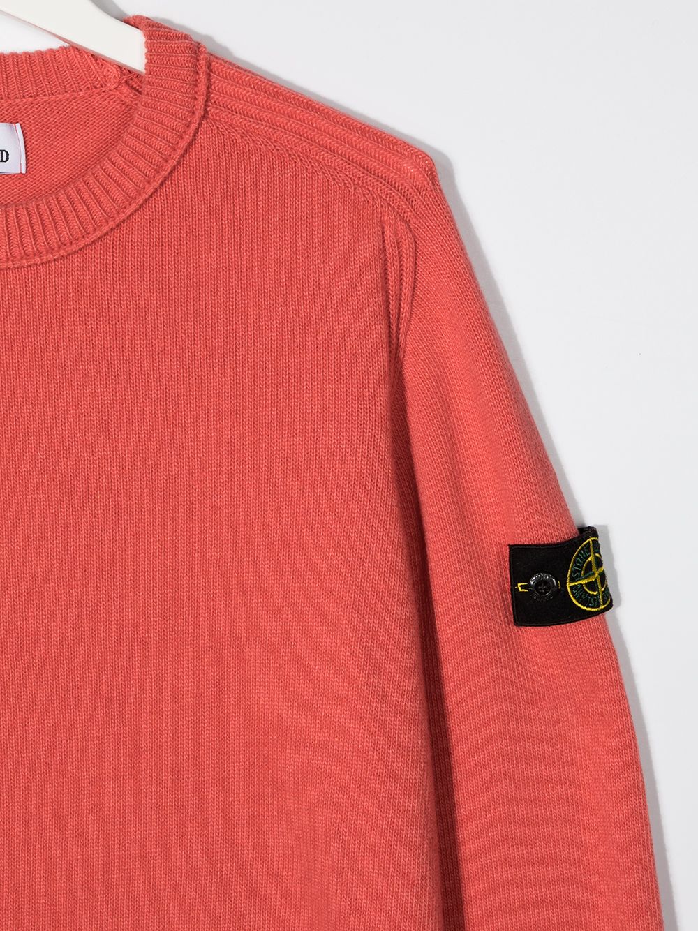 фото Stone island junior толстовка с нашивкой-логотипом