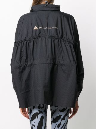 half-zip mid-length jacket展示图