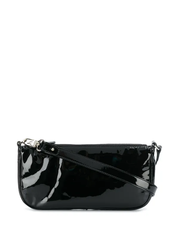 BY FAR Black Patent Shoulder Bag Black FARFETCH ZA