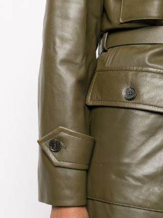 belted flap pocket jacket展示图