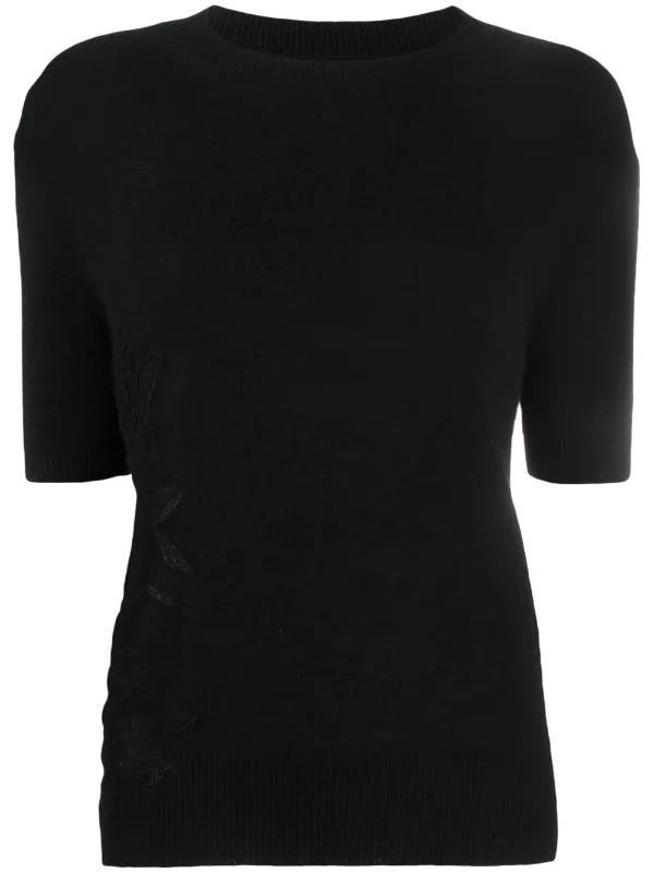 short sleeve cashmere jumper