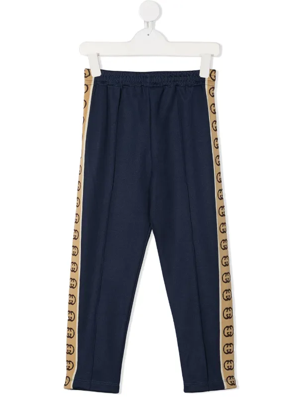 gucci track pants blue