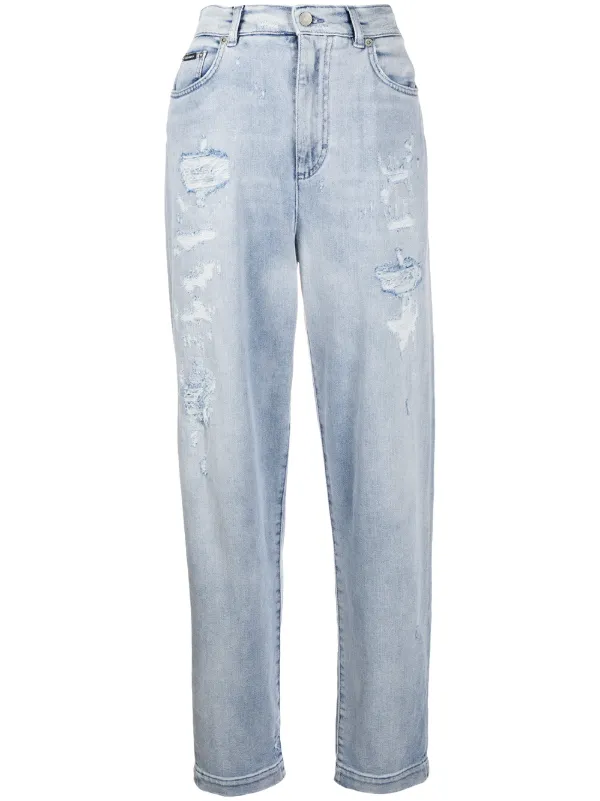 cheap ripped boyfriend jeans