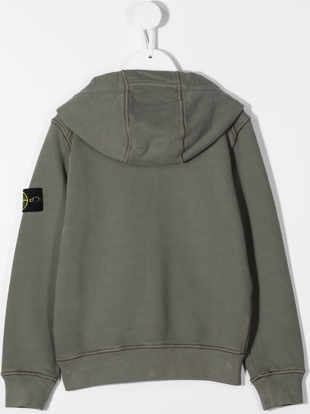 фото Stone island junior худи на молнии с нашивкой-логотипом