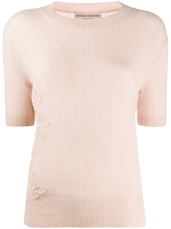 short sleeve cashmere jumper