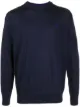 Image 1 of LOEWE logo-embroidered wool knit jumper