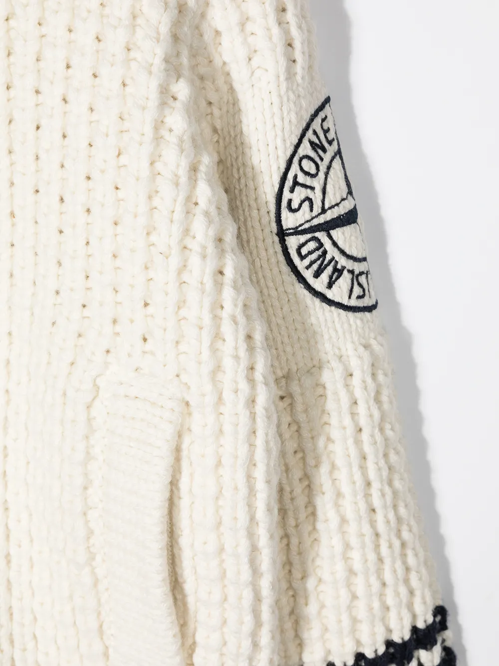 Stone Island Junior chunky-knit Zipped 