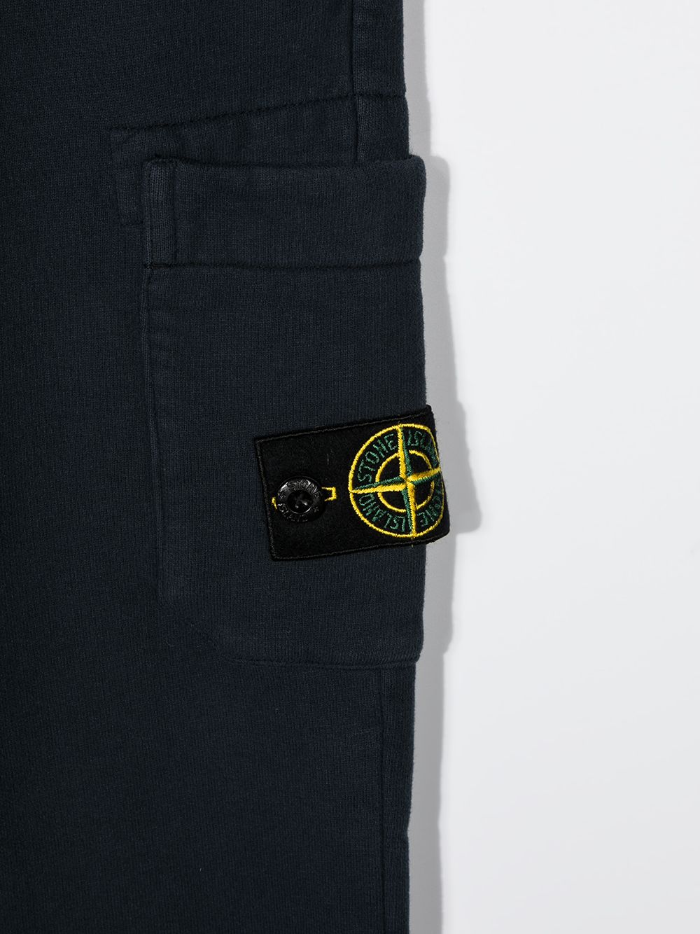 фото Stone island junior спортивные брюки с нашивкой-логотипом