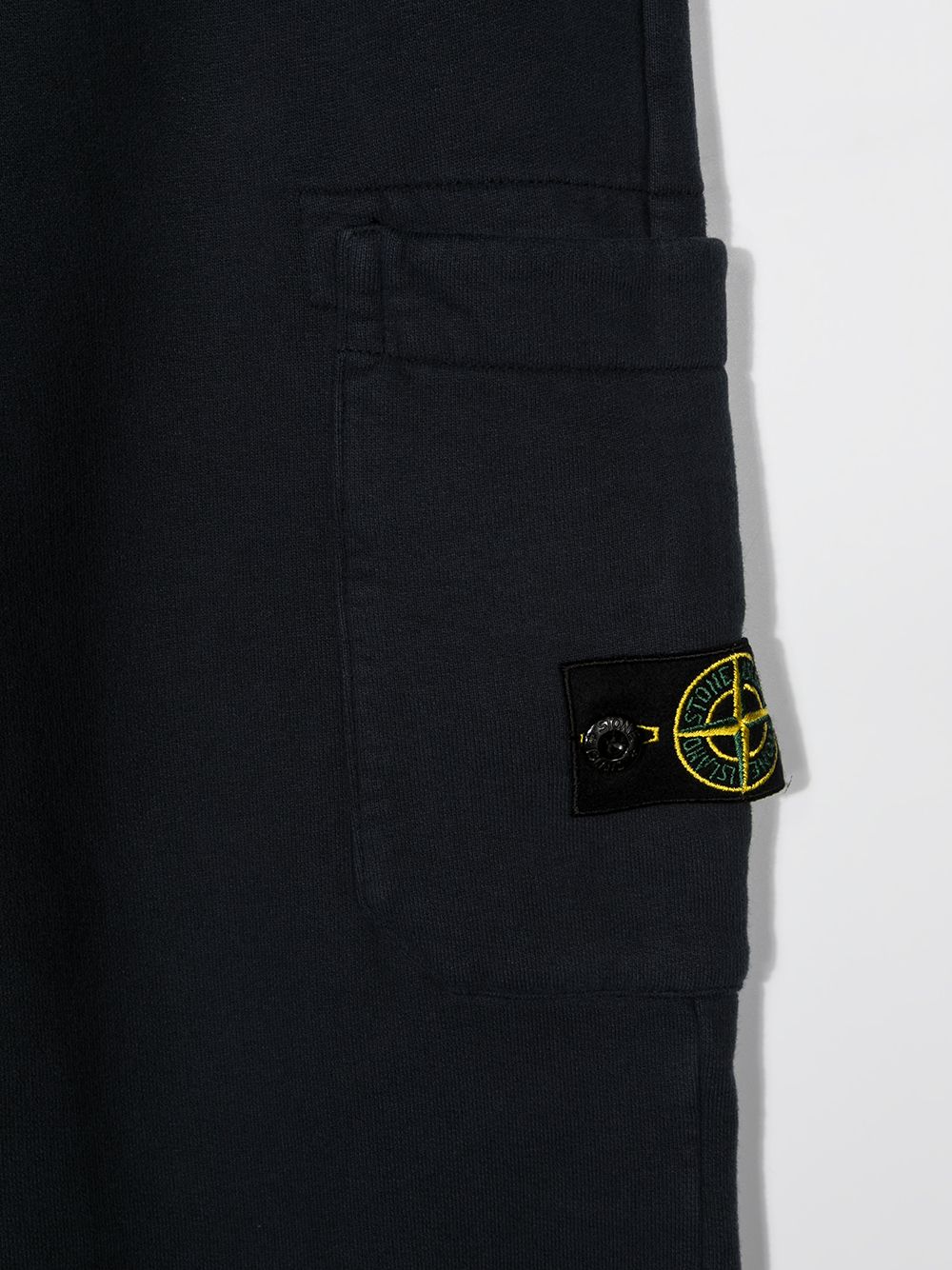 фото Stone island junior брюки с нашивкой-логотипом