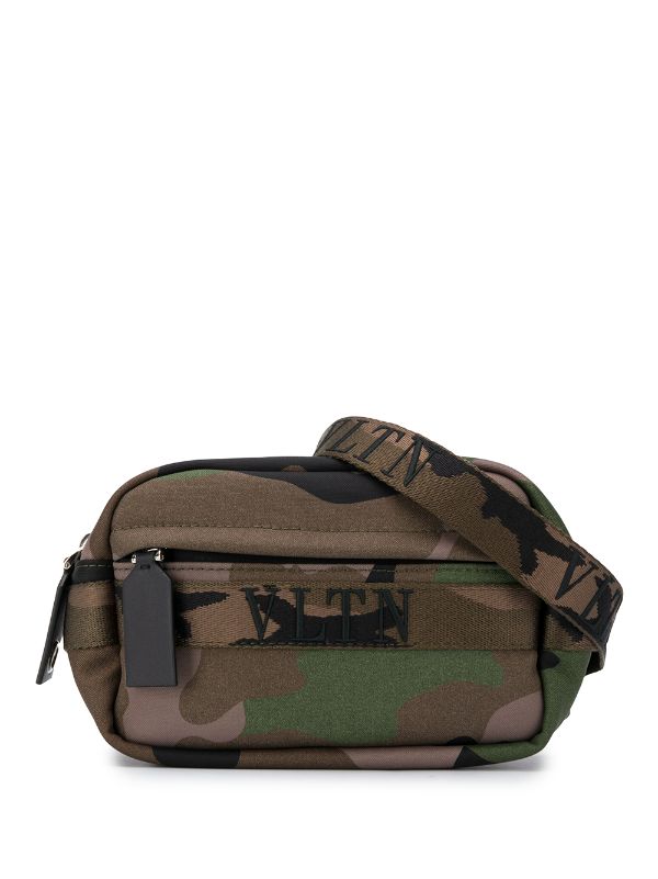 valentino camo belt bag