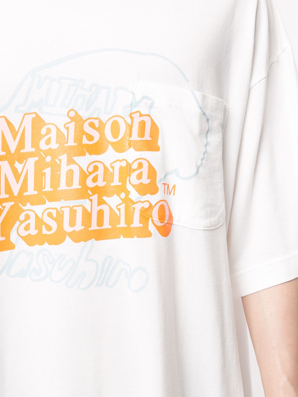 фото Maison mihara yasuhiro футболка с логотипом