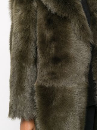 oversize shearling coat展示图