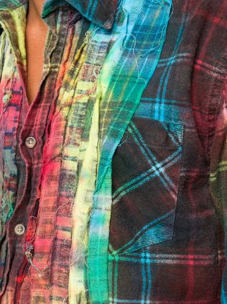 tie-dye plaid shirt展示图