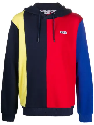 fila colour block hoodie