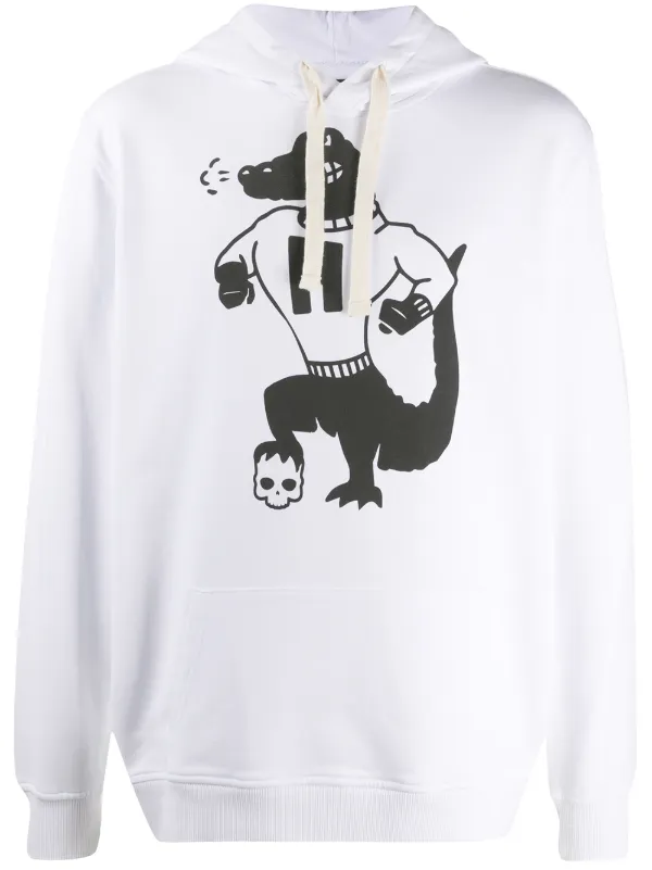 dinosaur print hoodie