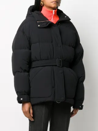 belted puffer coat展示图