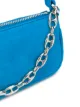 BY FAR suede chain link bag
