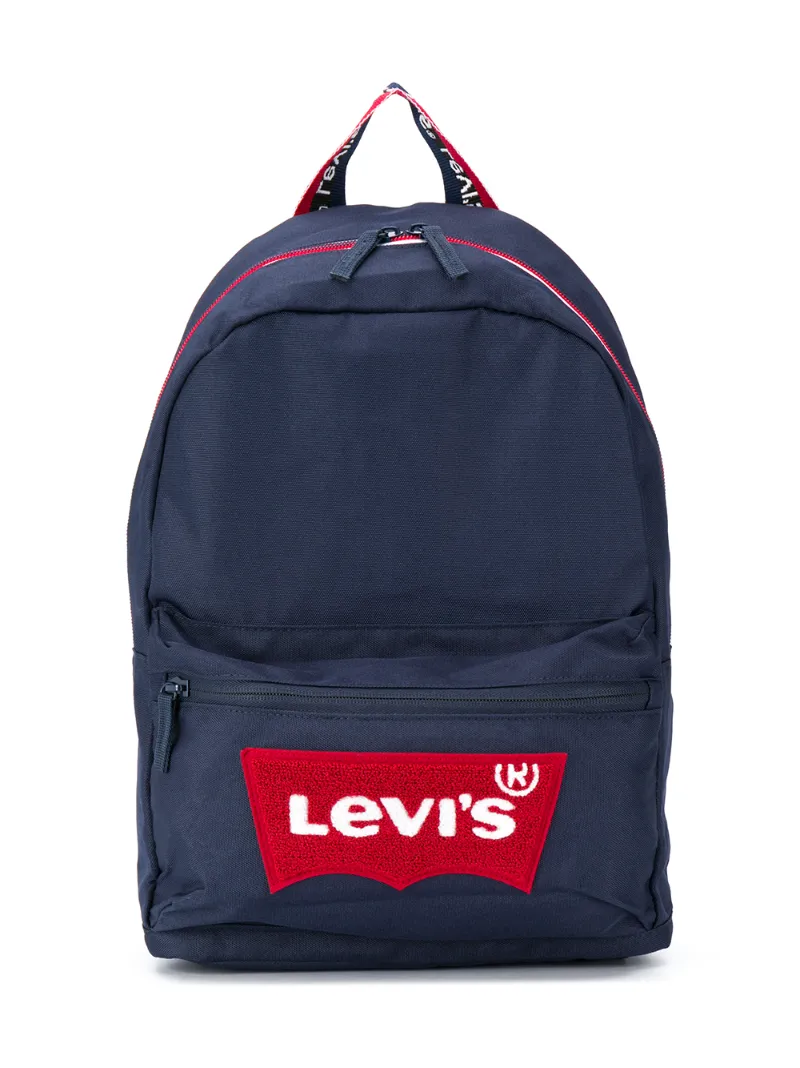 Click to view more detailed imagery on our partner's website Levi's Kids' Logo Patch Backpack In Blue