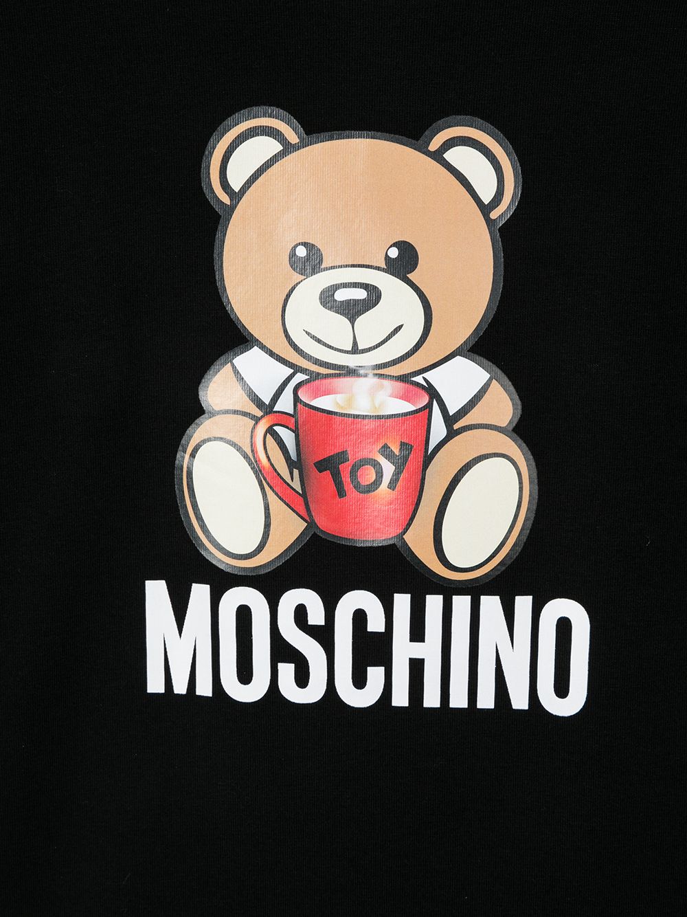 фото Moschino kids футболка с логотипом