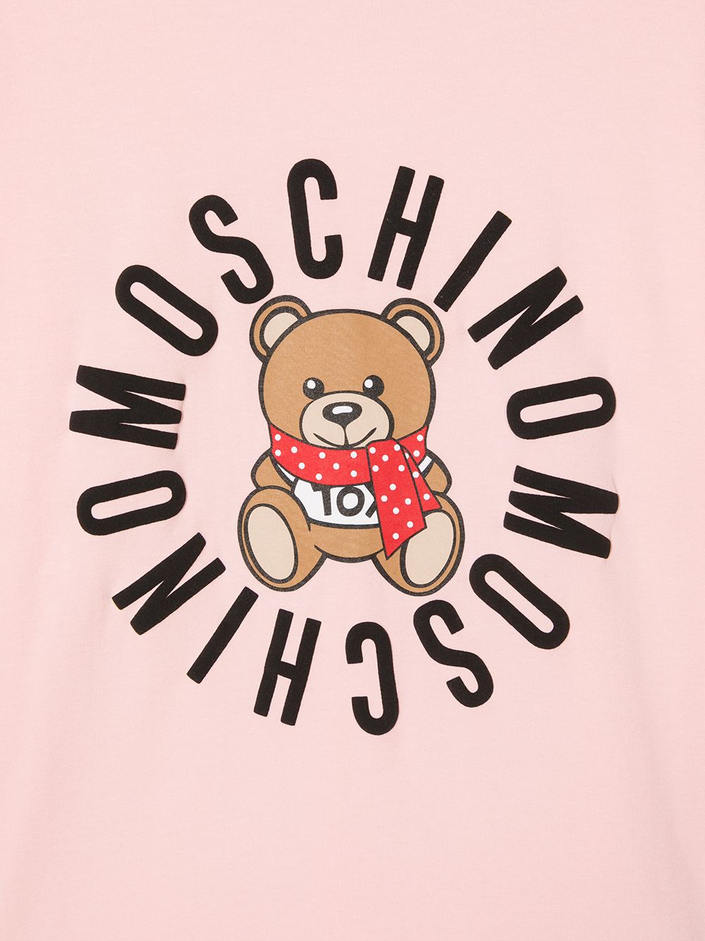 фото Moschino kids футболка с логотипом