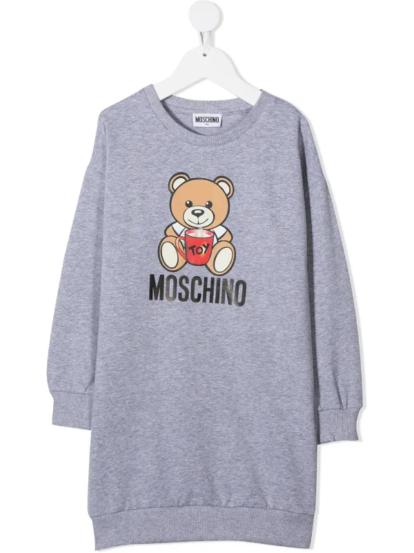 Moschino Kids Sweatshirt Mit Logo Print Farfetch Moschino Kids Sweatshirt Mit Logo Print Farfetch