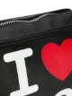 Dsquared2 love logo print clutch