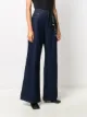 DUOltd deconstructed wide-leg jeans