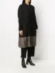 Suzusan two-tone wool coat