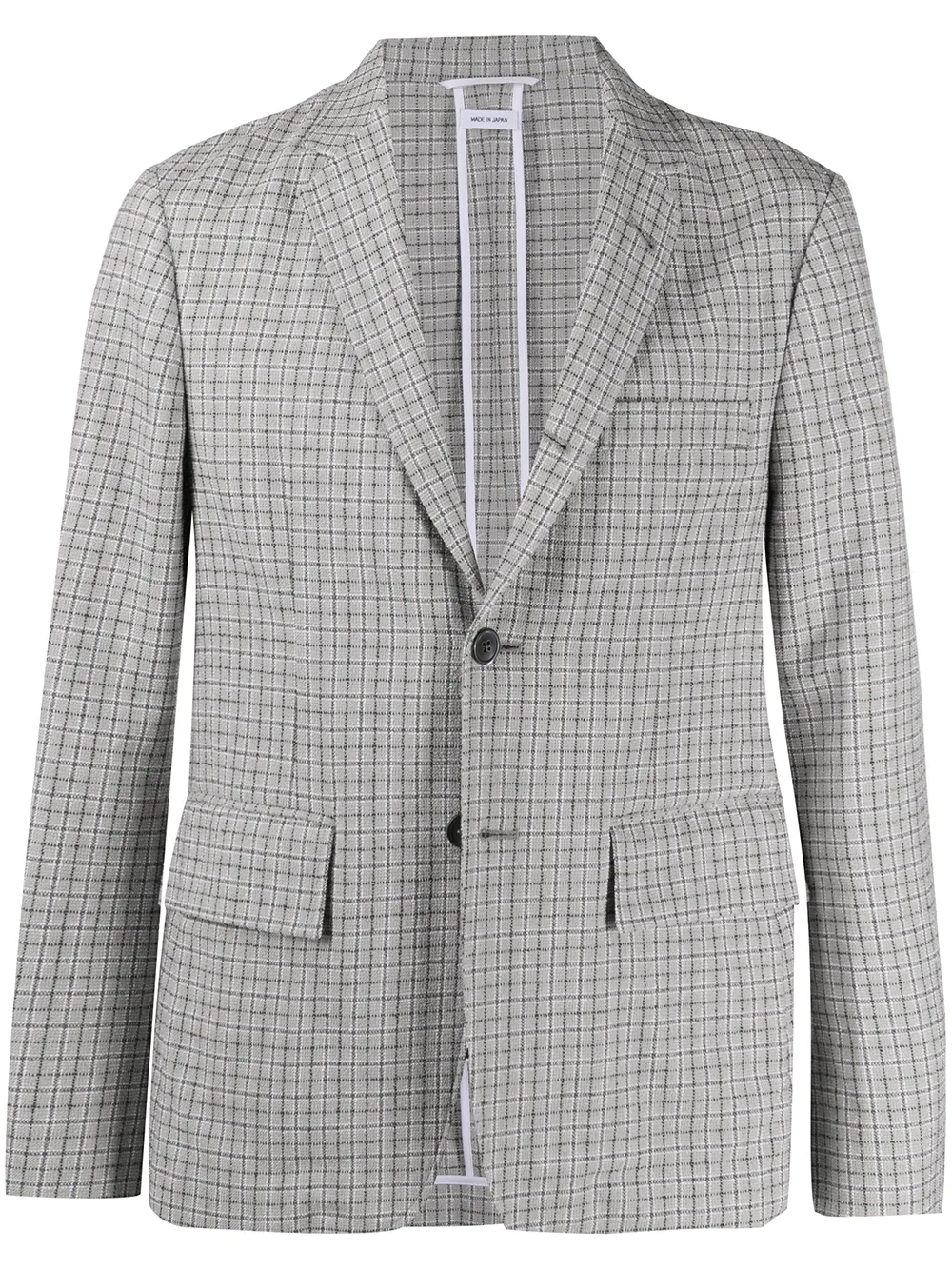 blazer à carreaux