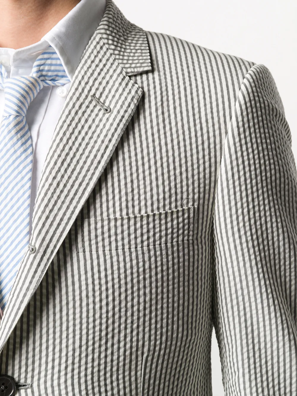 Thom Browne Blazer monopetto a righe | Image 5