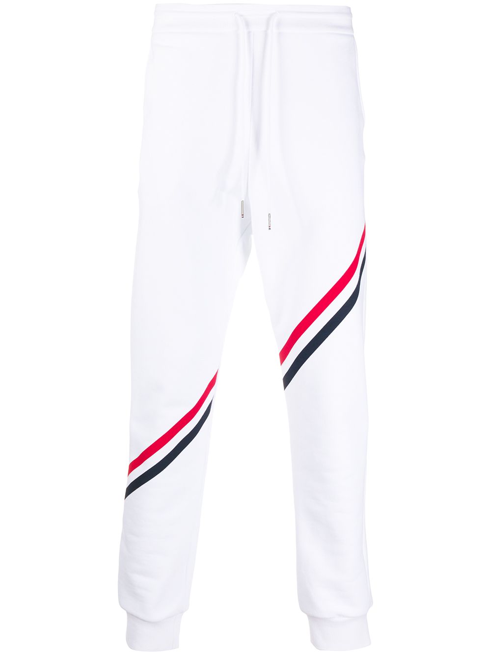 THOM BROWNE RWB DIAGONAL STRIPE SWEATPANTS