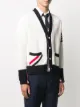 Thom Browne RWB-stripe 4-Bar cardigan