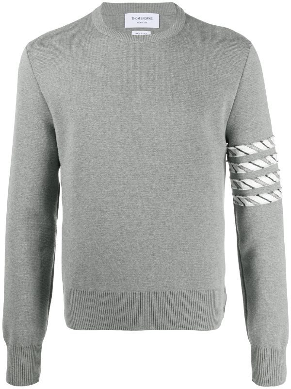 thom browne grey jumper