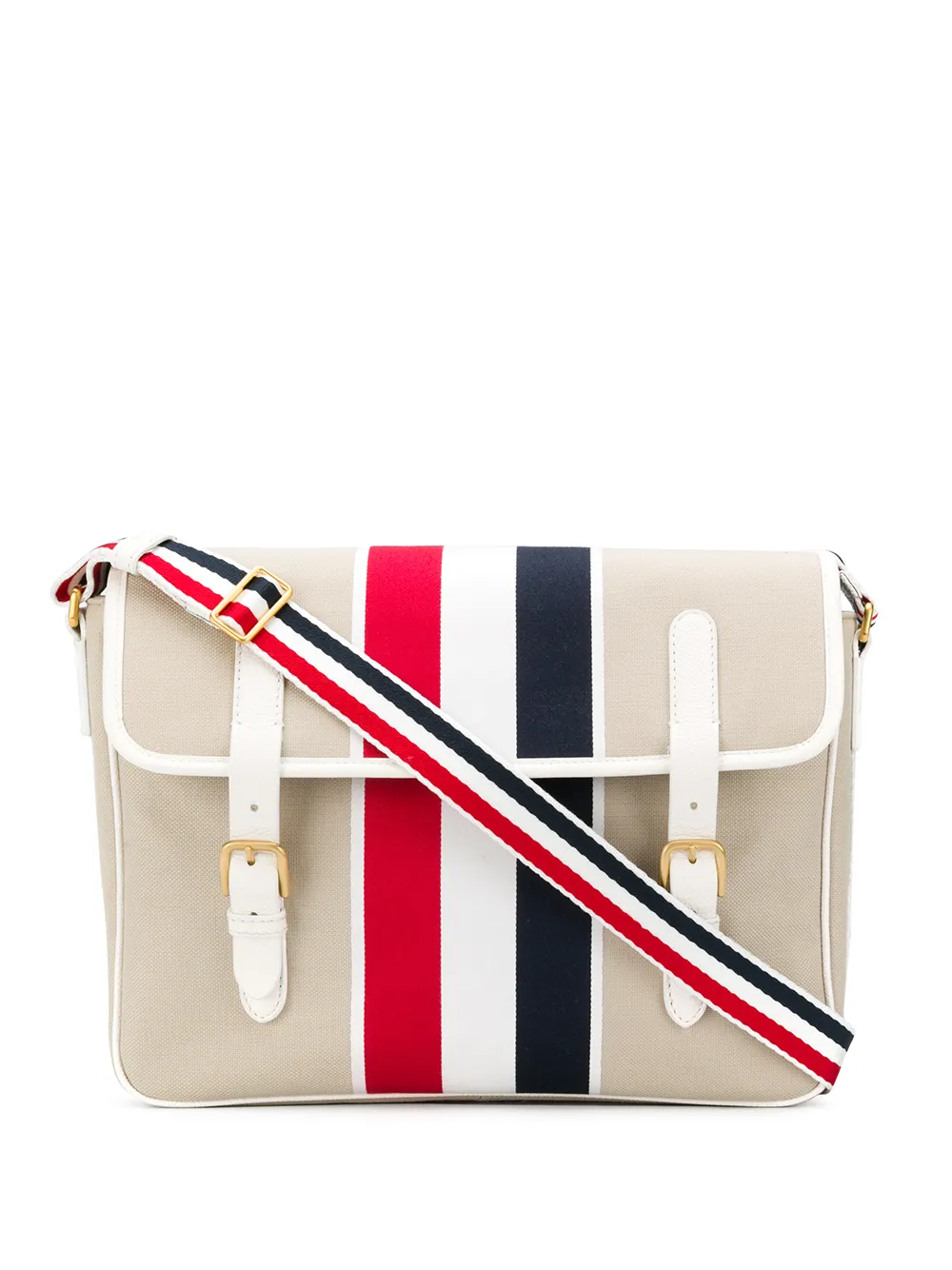 sac à bandoulière à détail rayé