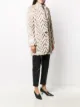 Stella McCartney Fur Free Fur chevron-stripe coat