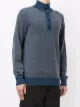 Gieves & Hawkes button-up high neck jumper