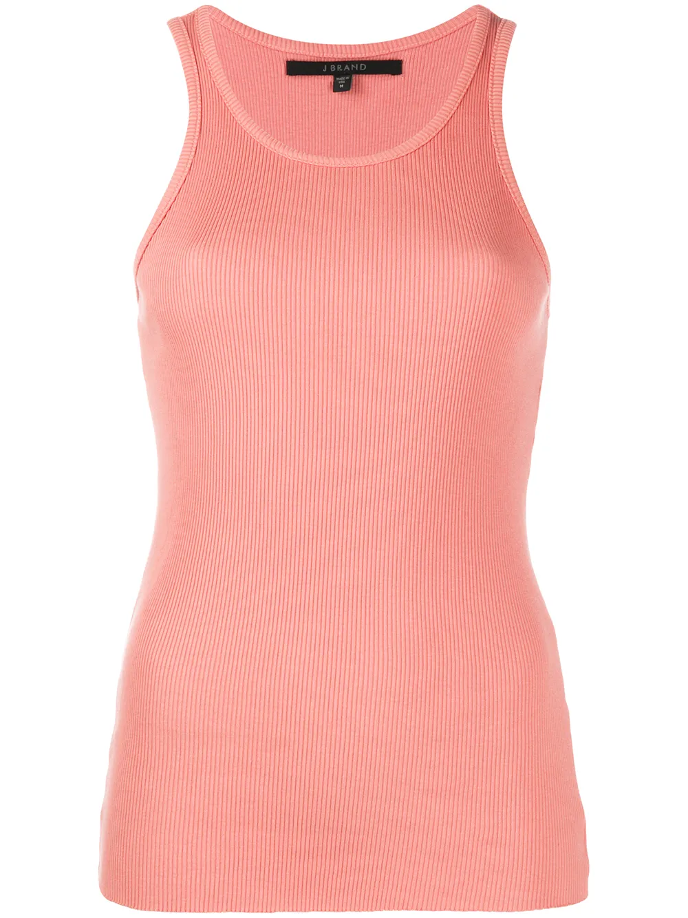 Click to view more detailed imagery on our partner's website J Brand Ribbed Knit Tank Top In Orange