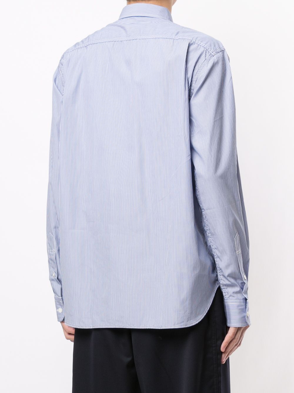 Comme Des Garçons Homme Panelled Stripe Shirt - Farfetch