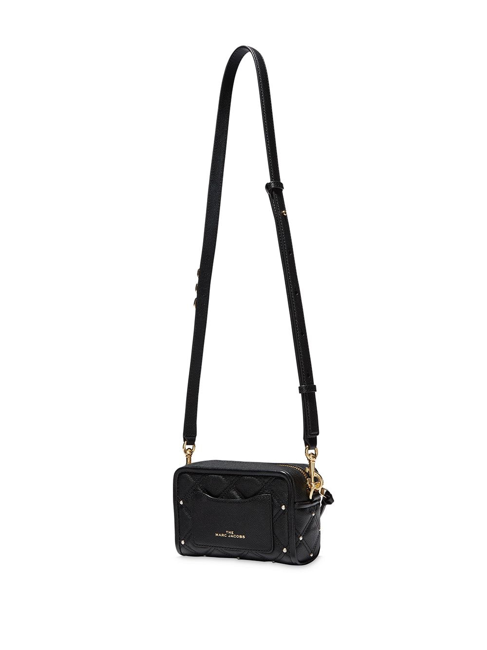 Shop black Marc Jacobs The Quilted Softshot crossbody bag with Express ...
