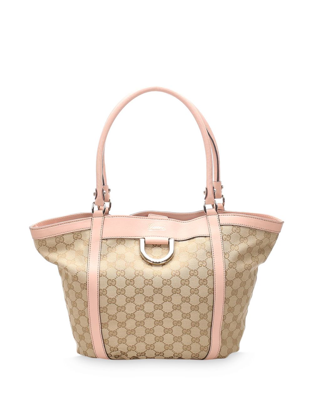 фото Gucci pre-owned сумка-тоут abbey с узором gg