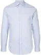 Image 1 of Kent & Curwen micro-check print long-sleeved shirt